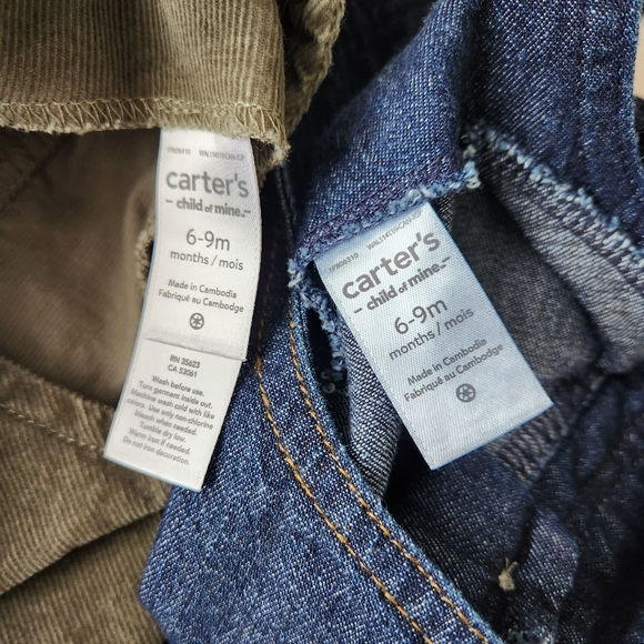 Two pair of Carters Overalls - Picture 4 of 4